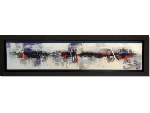 Cuadro Abstracto Enmarcado 135x37 2