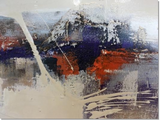 Cuadro Abstracto Enmarcado 135x37 6