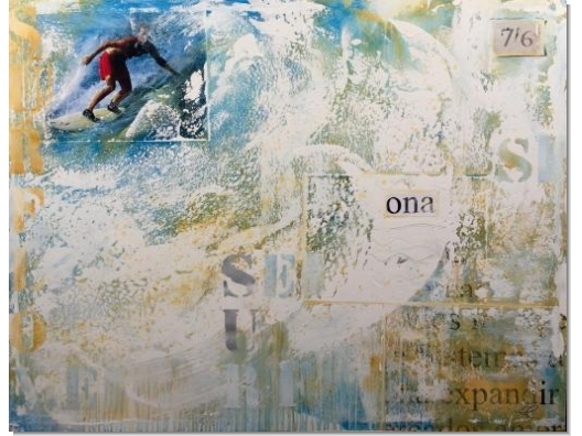 Cuadro Collage Surf II 130x100 1
