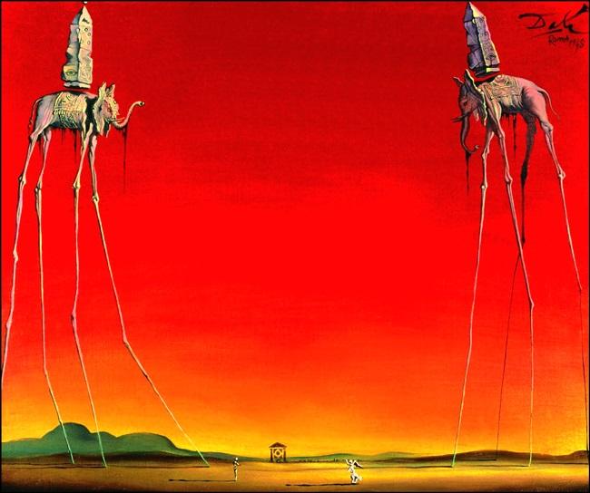 Dalí Los Elefantes Laminas Dali Cuadros Barcelona Tienda