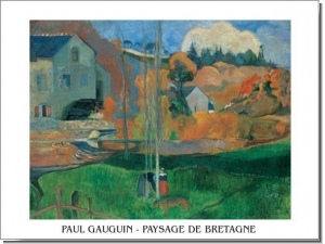 Gauguin : Paisaje de Bretaña 