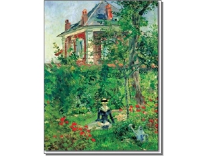 Manet : Margarita en el jardín de Belleuve 