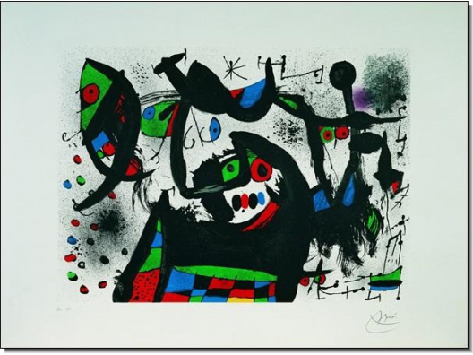 Miró: Homanaje a Joan Prats 1971 60x80 (33267) 1