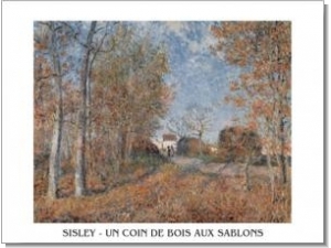 Sisley : Un rincón de bosque en LesSablons