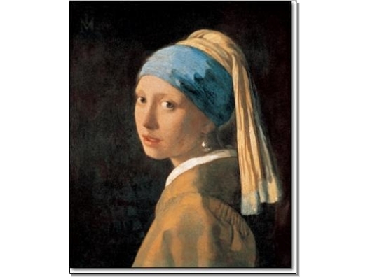 Vermeer : Cabeza de Chica (La joven de la perla)  1
