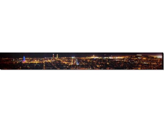 Cuadro Barcelona panorámica 150x40 1