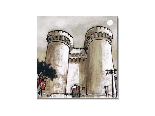 Cuadro Iconos de Valencia marrón 30x30 5