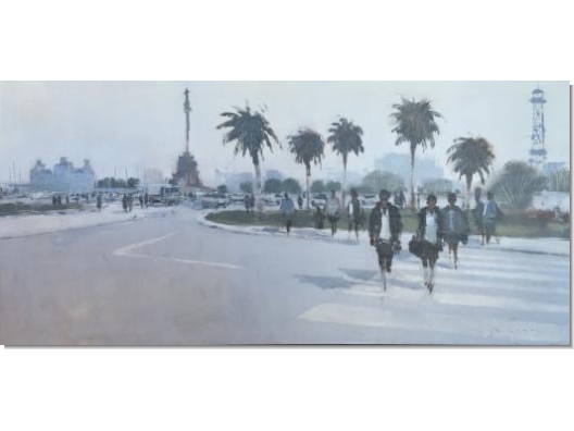 Cuadro Paseo Colón 150x70 1
