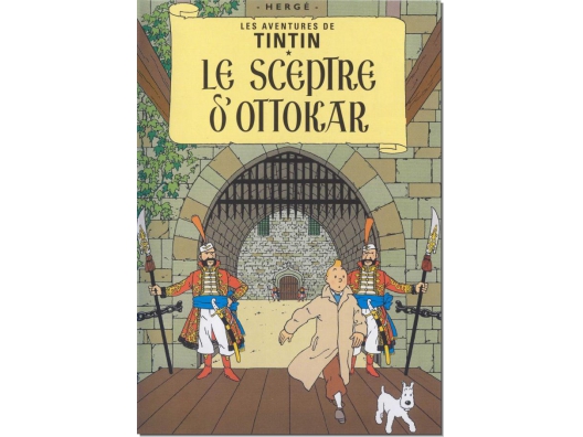 Cuadro TINTIN LE SCEPTRE D'OTTOKAR 50x70 1