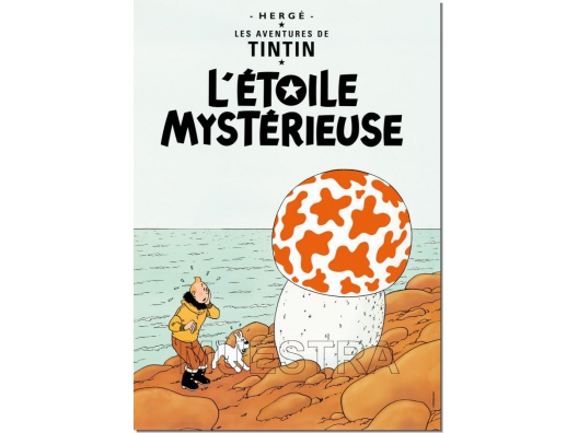 Cuadro TINTIN, L'ETOILE MYSTÉRIEUSE 50x70 1