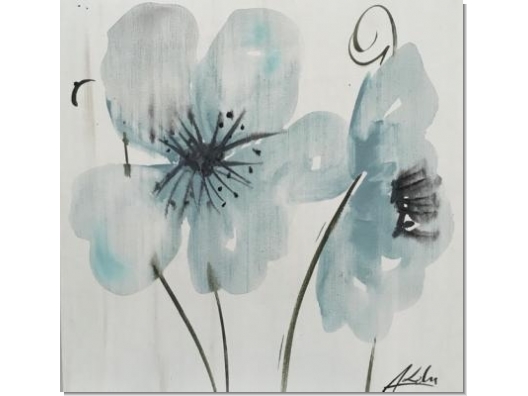 Cuadro Blue Flower II 