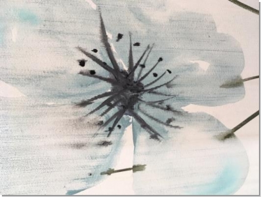 Cuadro Blue Flower II 