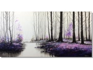 Cuadro Bosque y Río 140x70